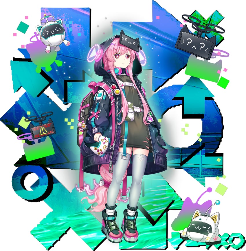 hata no kokoro (touhou and 1 more) drawn by rotte_(1109)