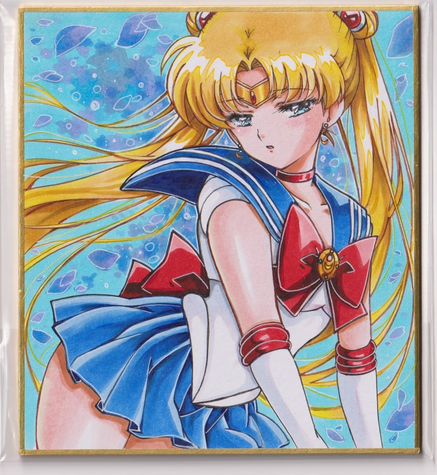 tsukino usagi and sailor moon (bishoujo senshi sailor moon) drawn by user_kztc4472