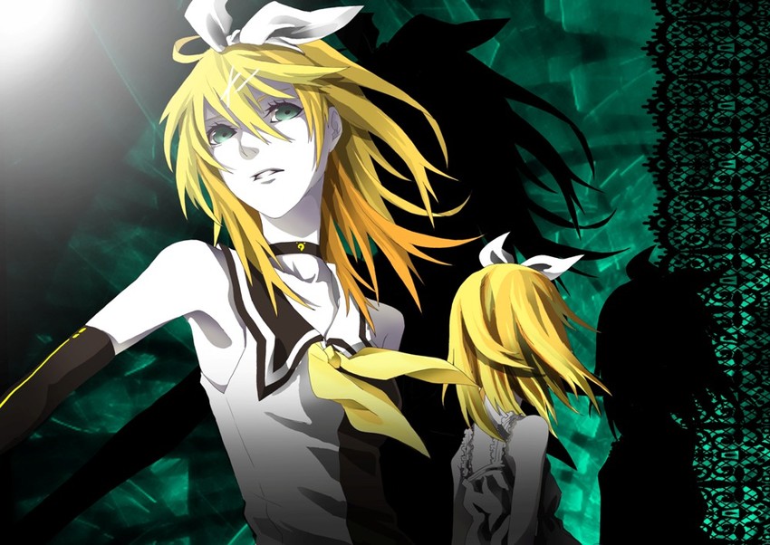 kagamine rin (vocaloid and 1 more) drawn by kyo_zip