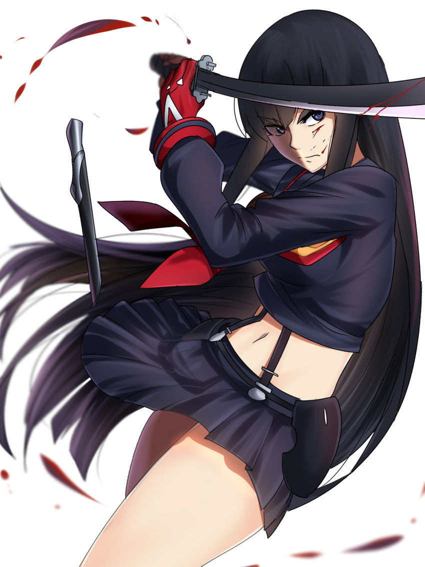 senketsu and kiryuuin satsuki (kill la kill) drawn by magukappu