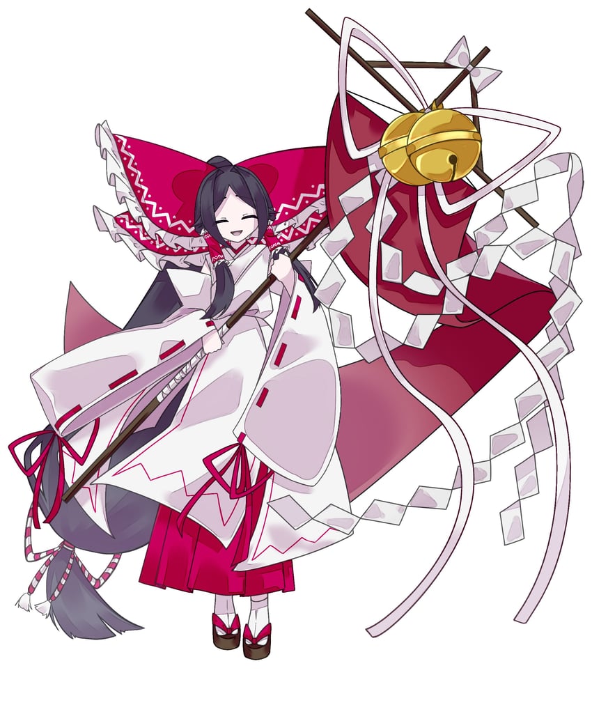 gensokyo's first hakurei miko (touhou and 1 more) drawn by kanae_mituki