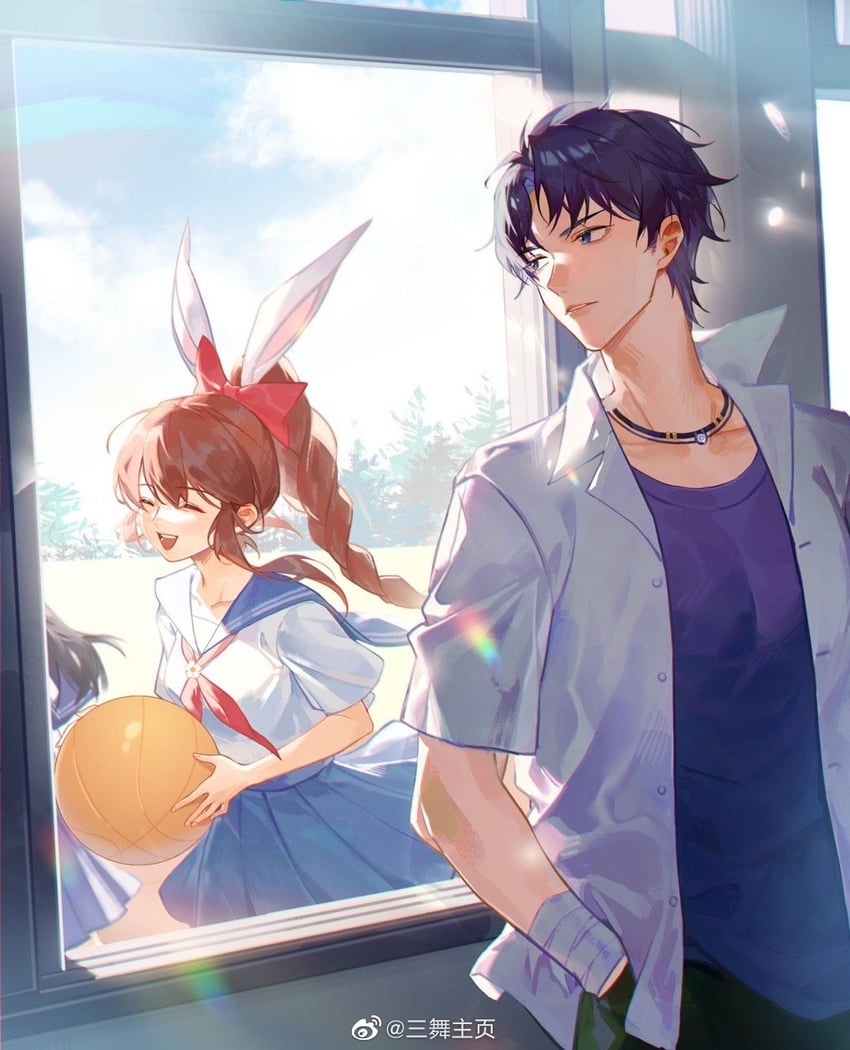 xiao wu and tang san (douluo dalu) drawn by san_wu_zhuye