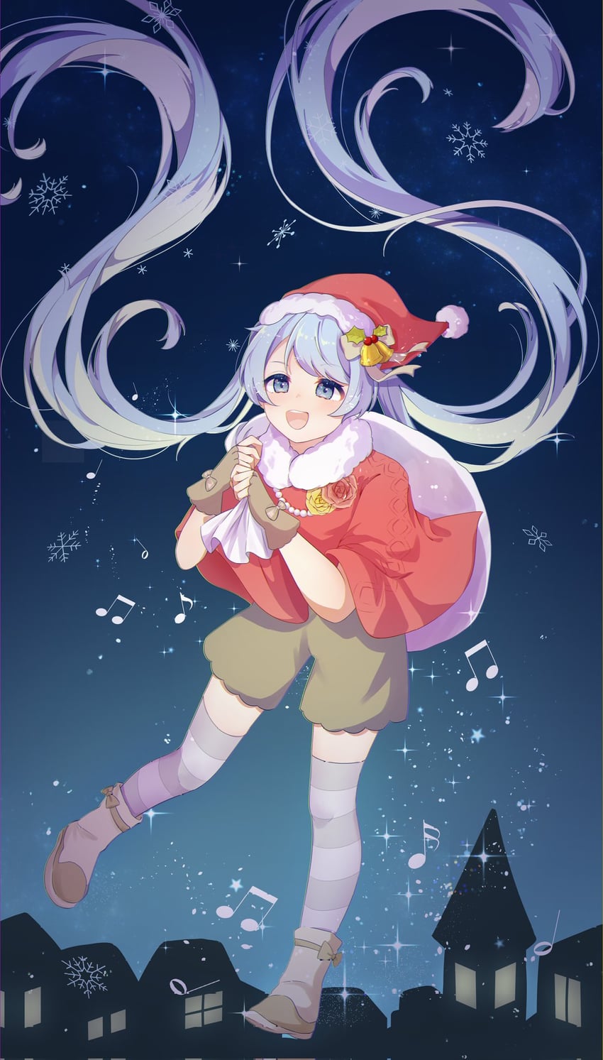 hatsune miku (vocaloid and 1 more) drawn by asameyayo39