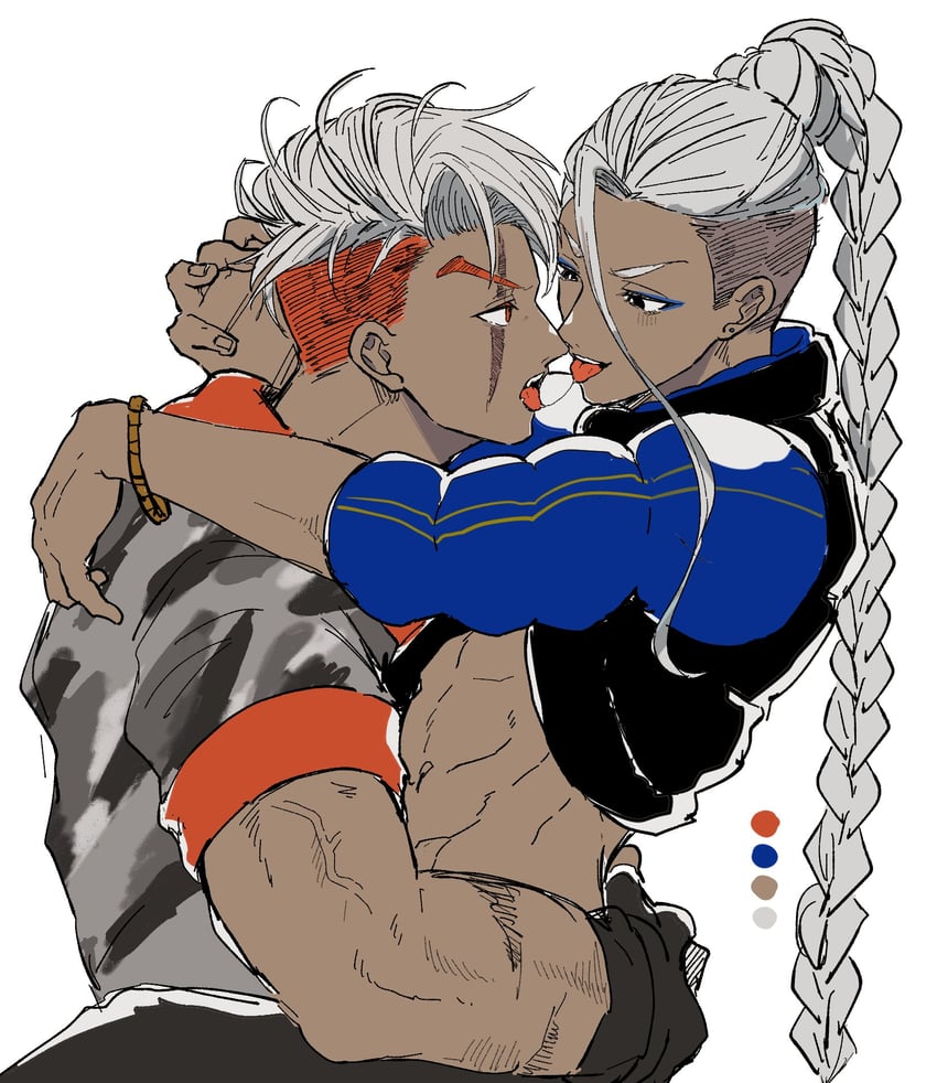 luke sullivan and jamie siu (street fighter and 1 more) drawn by mtmr_h_amaka