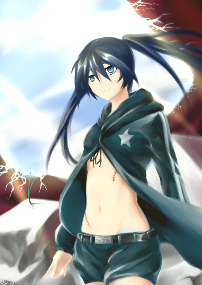 black rock shooter (black rock shooter) drawn by yui_hiroshi