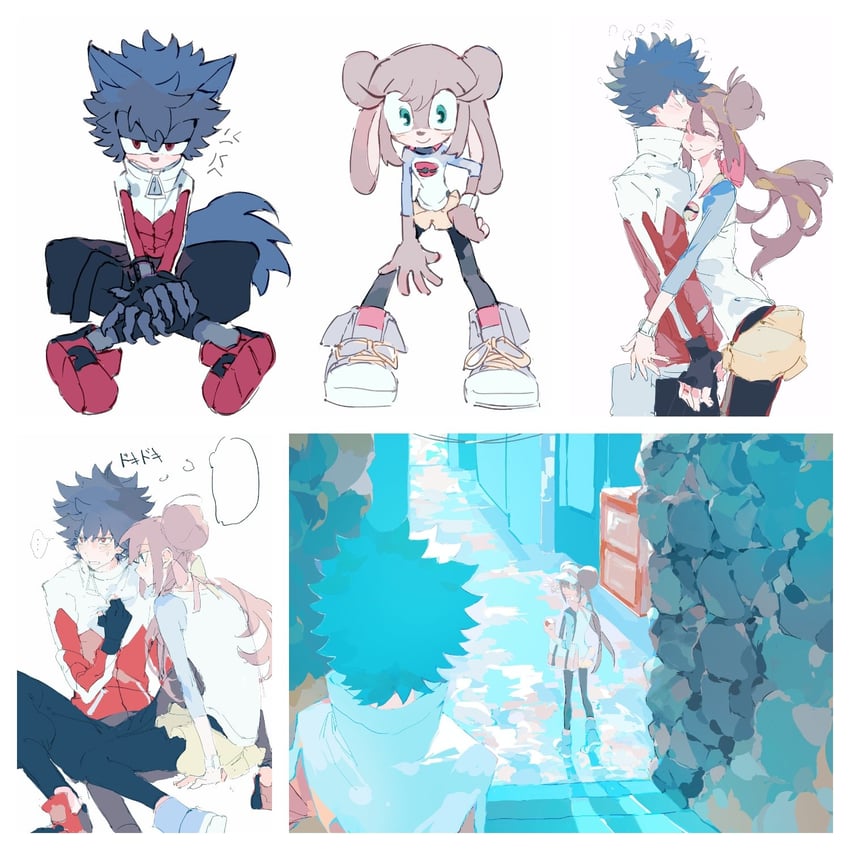 rosa and hugh (pokemon and 2 more) drawn by ciuchviicuq