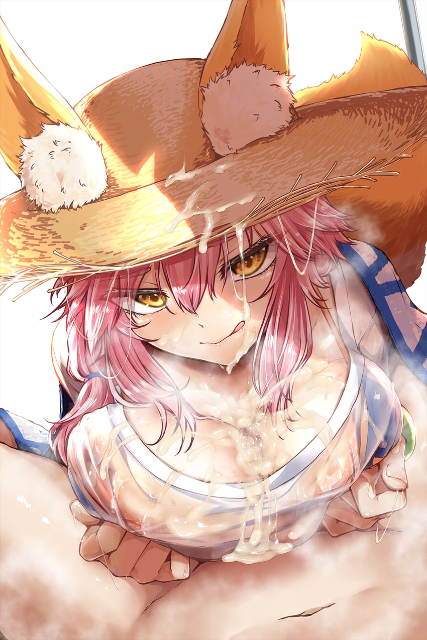 tamamo and tamamo no mae (fate and 1 more) drawn by ashina_merou