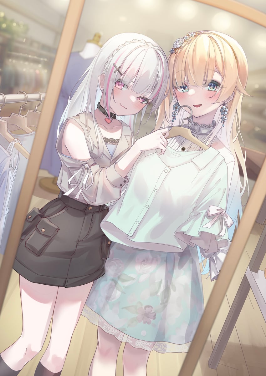 aizawa ema and asumi sena (vspo!) drawn by kurumi_tsuchi