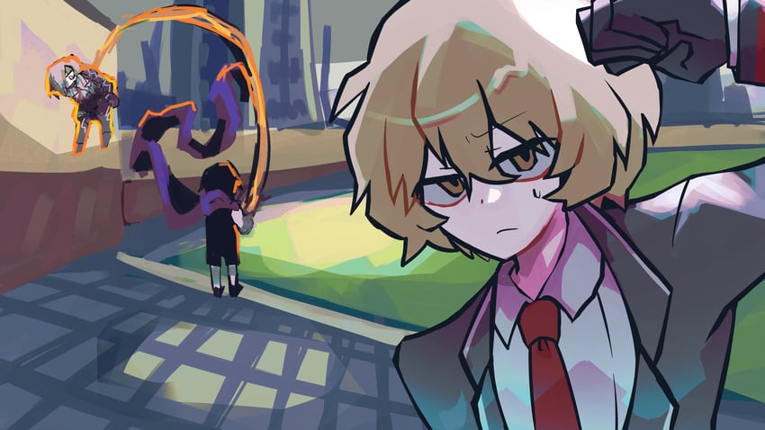 sinclair, kromer, and demian (project moon and 2 more) drawn by kotori_trinity