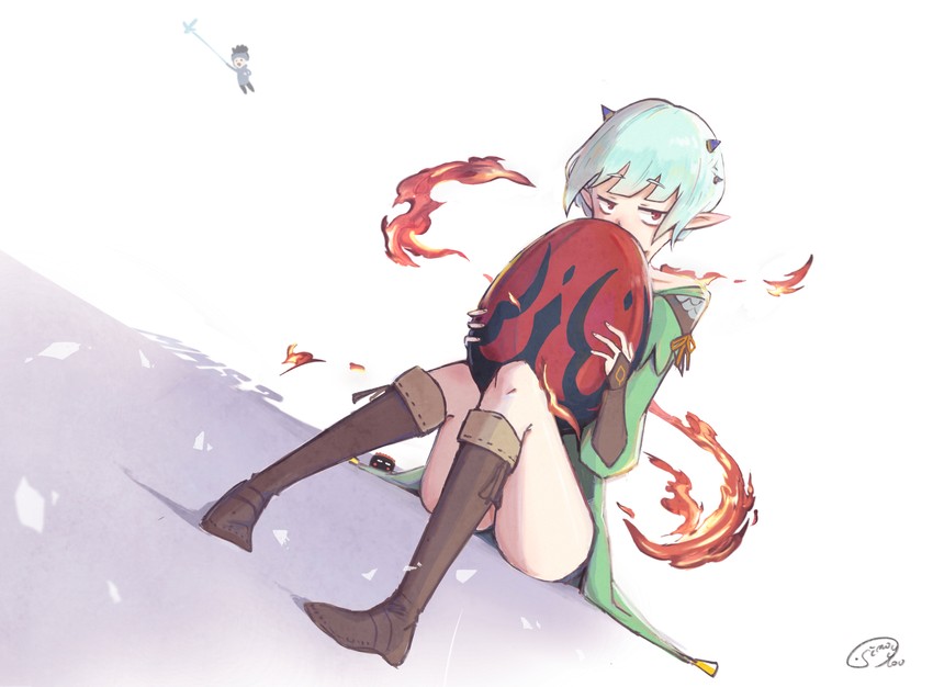 ena (monster hunter and 1 more) drawn by simuyutou