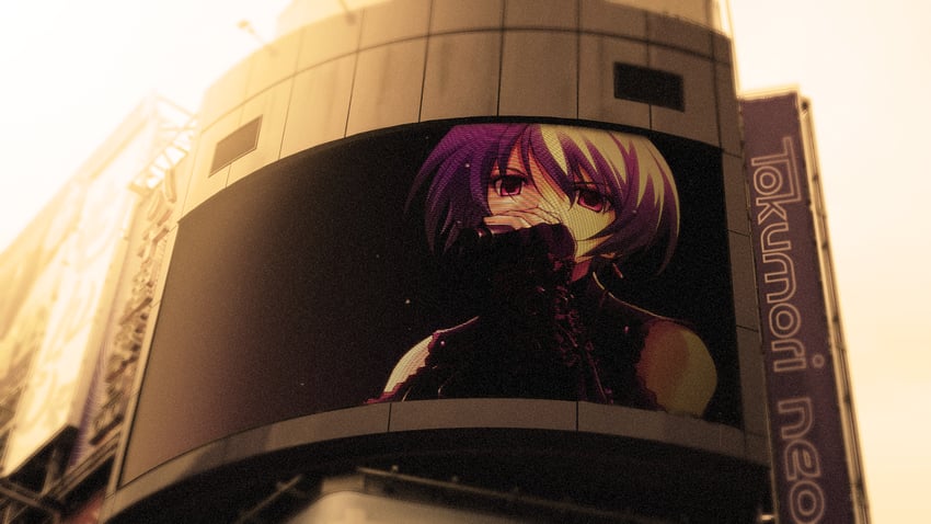 kishimoto ayase (chaos;head and 2 more) drawn by matsuo_yukihiro and sasaki_mutsumi