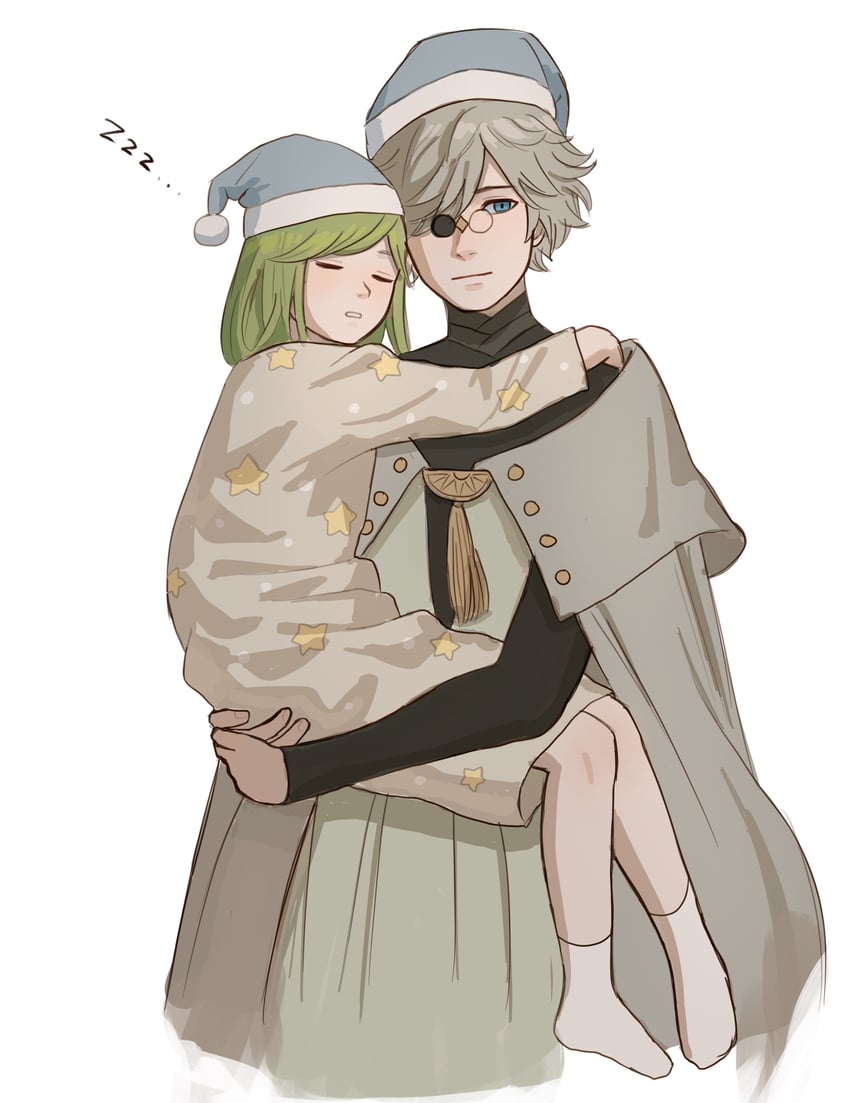 coco and qifrey (tongari boushi no atelier) drawn by wonemie