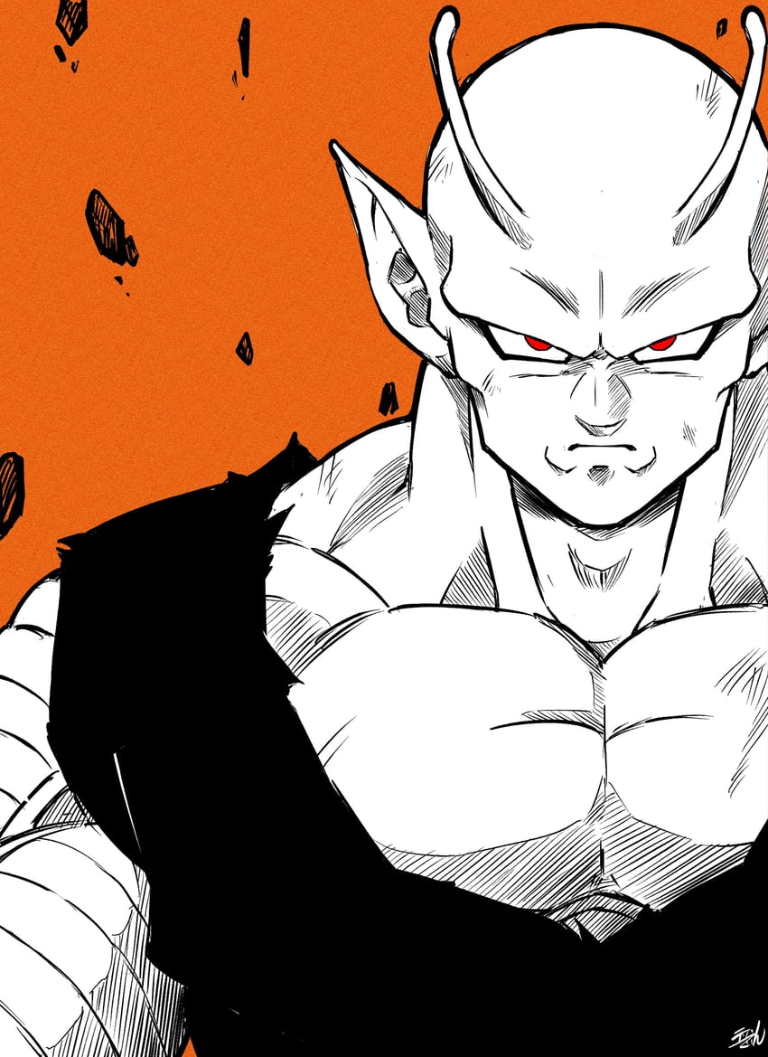 piccolo and orange piccolo (dragon ball and 2 more) drawn by liedein