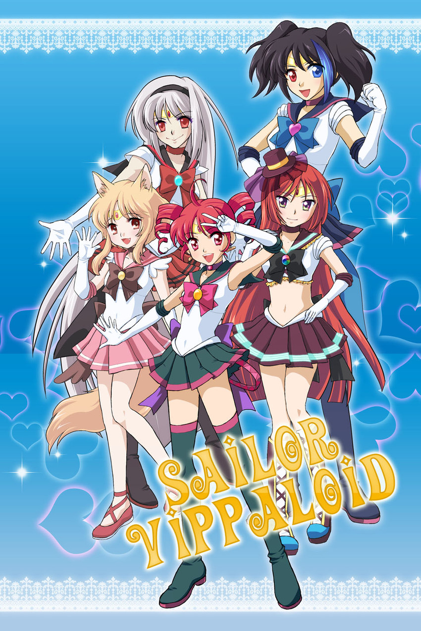 kasane teto, yokune ruko, namine ritsu, sukone tei, and ouka miko (utau and 1 more) drawn by yukiha