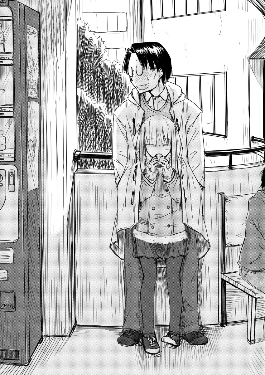 madarame harunobu and susanna hopkins (genshiken) drawn by zon_nura