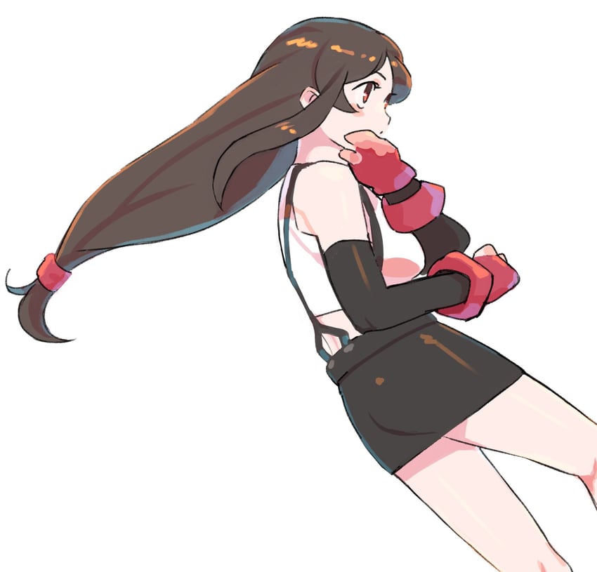 tifa lockhart (final fantasy and 1 more) drawn by gan2
