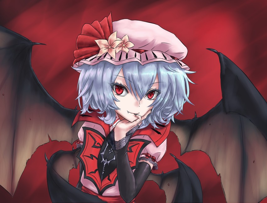 remilia scarlet (touhou and 1 more) drawn by nepples