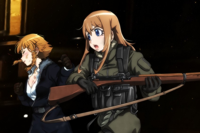 viktoriya ivanovna serebryakov and mary sue (youjo senki) drawn by genya_(genya67)