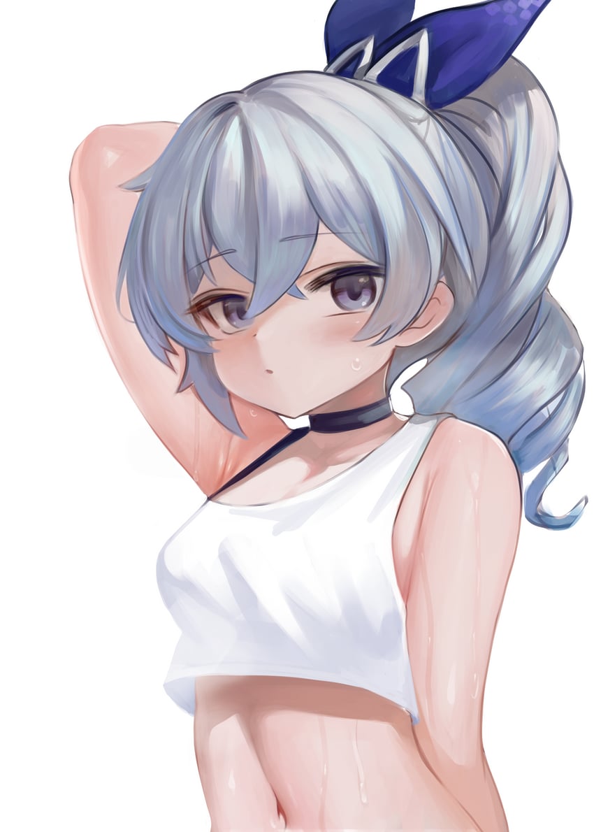 silver wolf (honkai and 1 more) drawn by dokomon