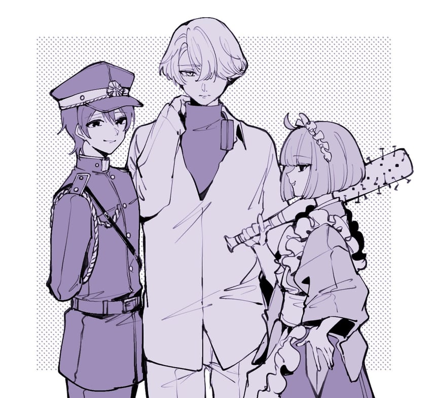 tsukahara neko and saeki naoya (tasokare hotel and 1 more) drawn by nebou_0
