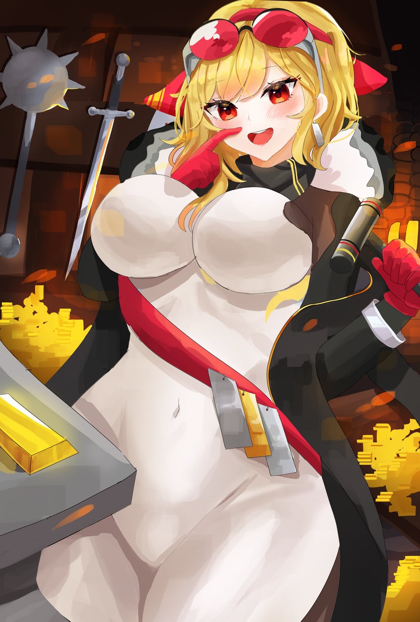 kaela kovalskia (hololive and 1 more) drawn by kagana_helsuki