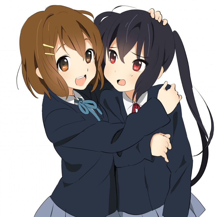 nakano azusa and hirasawa yui (k-on!) drawn by piyodera_mucha