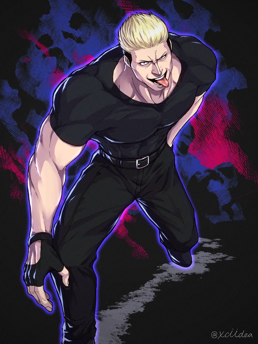 yamazaki ryuuji (the king of fighters and 1 more) drawn by xciidea
