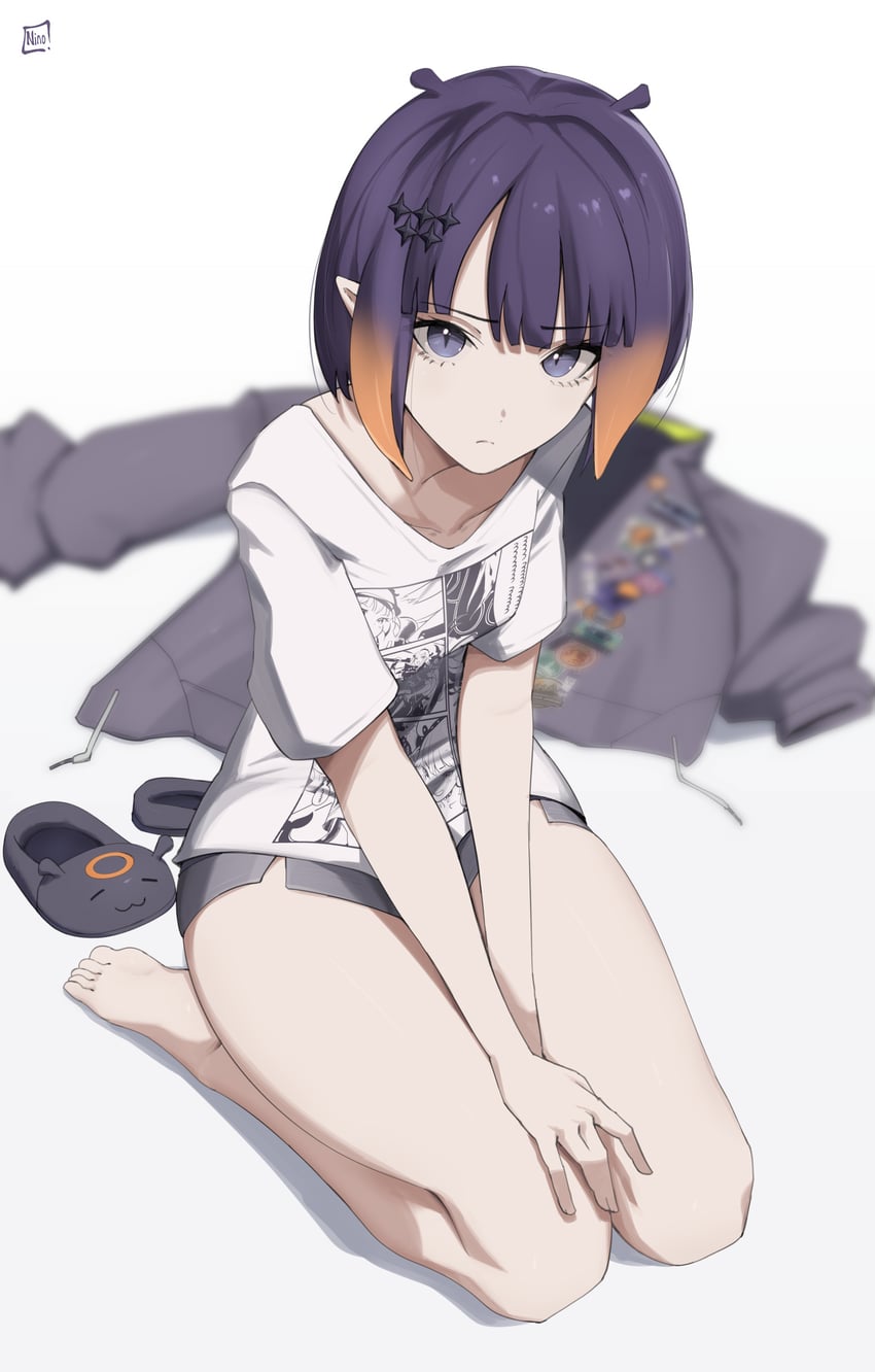 ninomae ina'nis and takodachi (hololive and 1 more) drawn by ninochuu