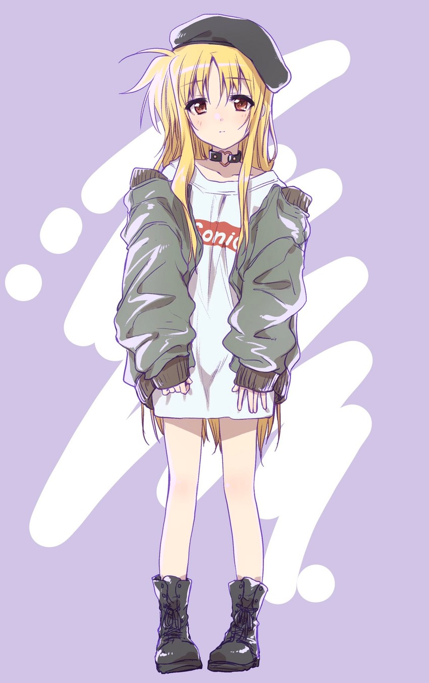 fate testarossa (lyrical nanoha and 2 more) drawn by kuroi_mimei
