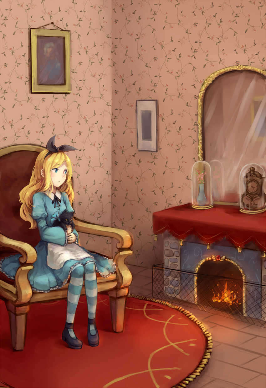 alice (alice's adventures in wonderland) drawn by mary_(14476764)