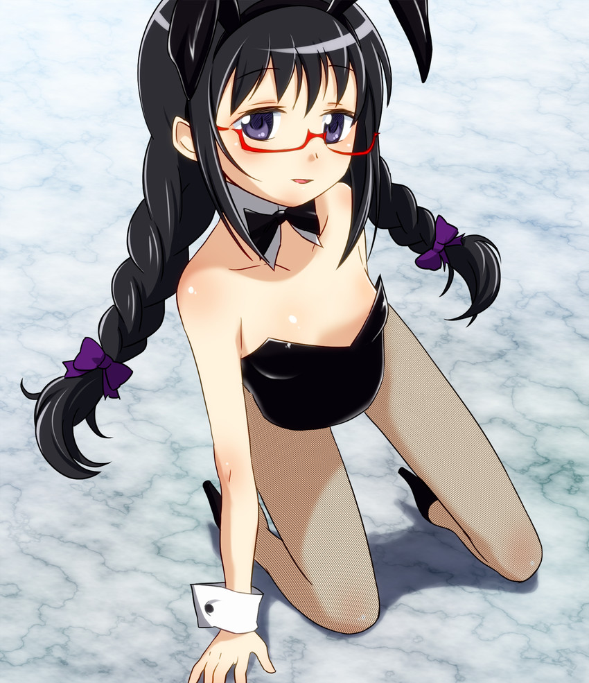 akemi homura (mahou shoujo madoka magica) drawn by sat-c