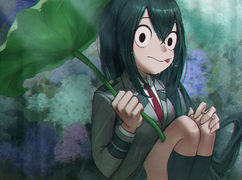 asui tsuyu (boku no hero academia) drawn by ha_kaisou