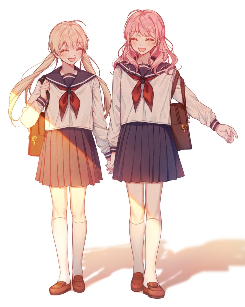 maruyama aya and shirasagi chisato (bang dream!) drawn by ttori