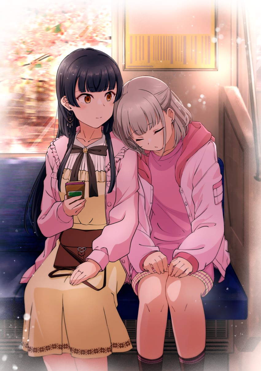 mayuzumi fuyuko and serizawa asahi (idolmaster and 1 more) drawn by kotobuki_haruki