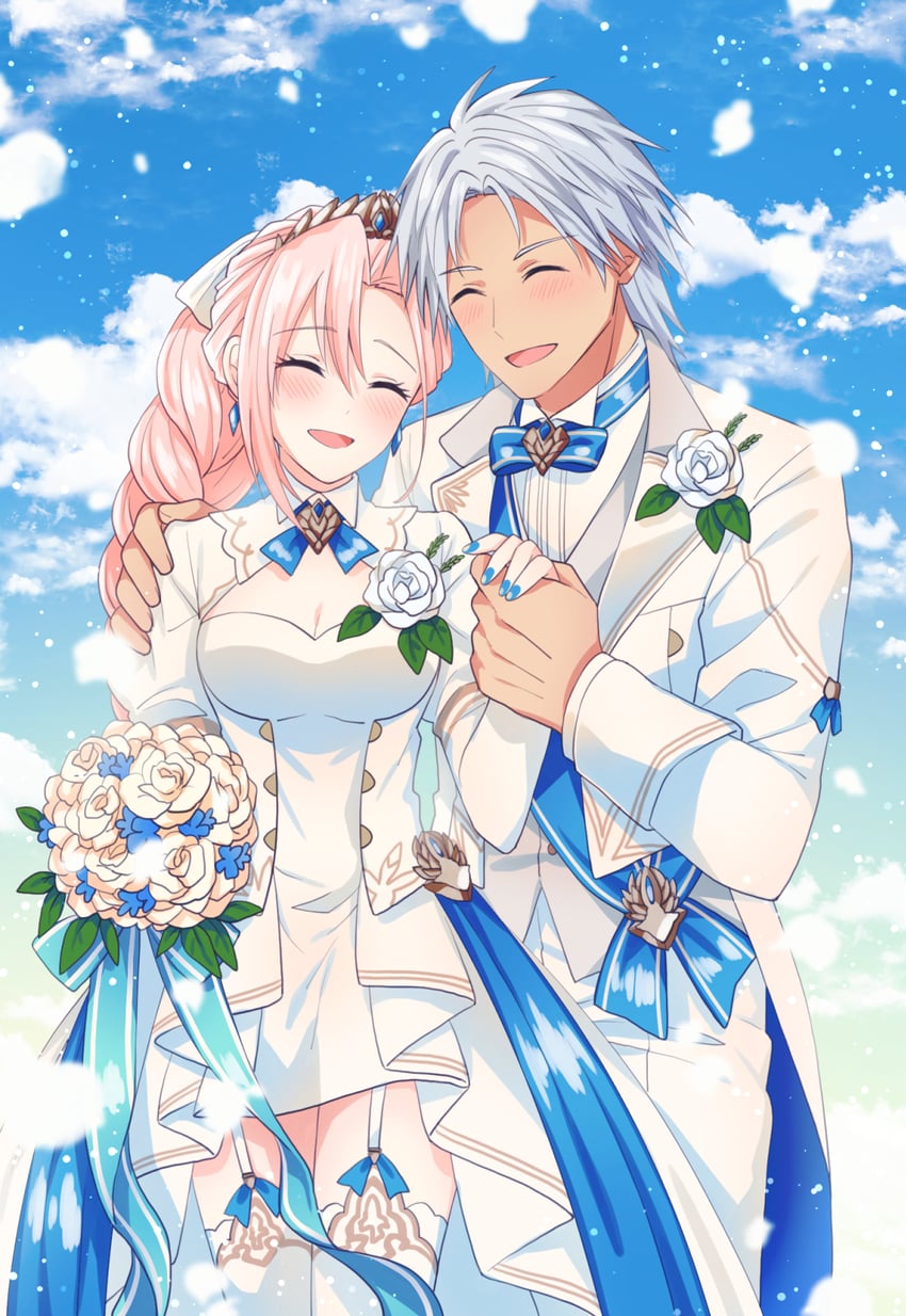 shionne and alphen (tales of and 1 more) drawn by soranagi