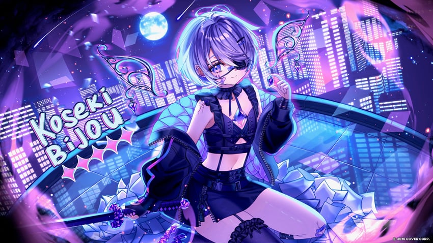 koseki bijou (hololive and 1 more) drawn by by_mirin