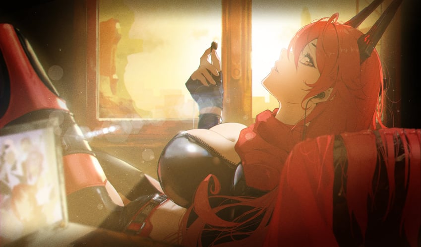 red hood (goddess of victory: nikke) drawn by menomeno_draw