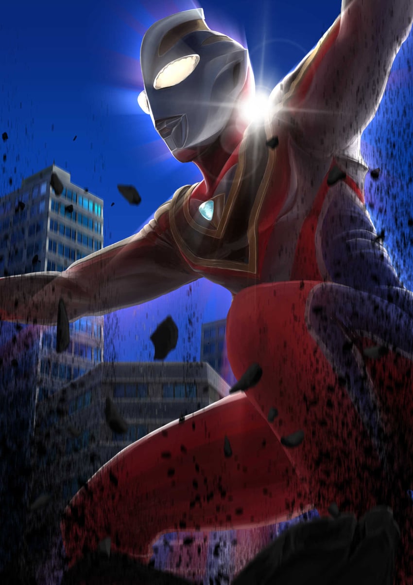 ultraman gaia (ultra series and 1 more) drawn by gattyo