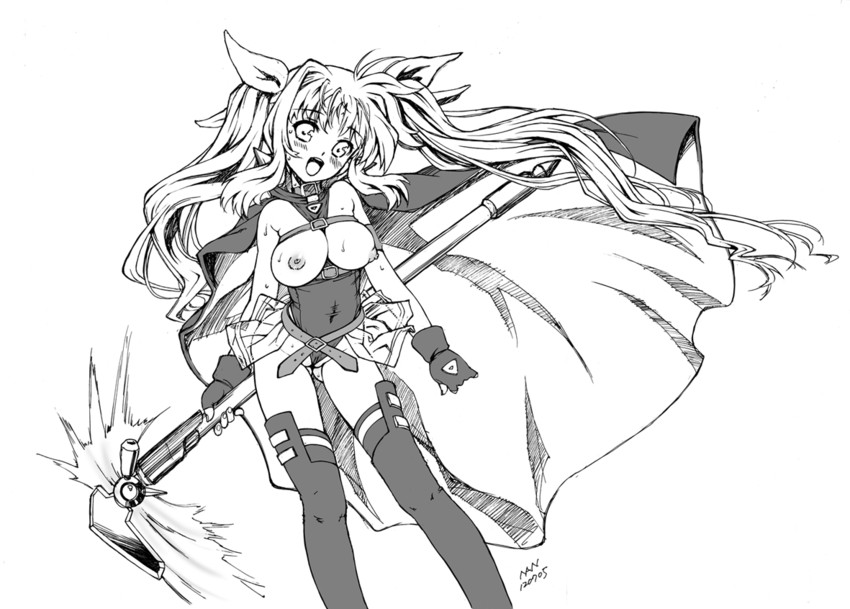 fate testarossa and bardiche (lyrical nanoha and 3 more) drawn by nanjou_asuka