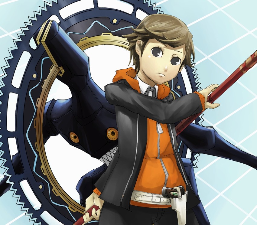 amada ken (persona and 1 more) drawn by geetgeet