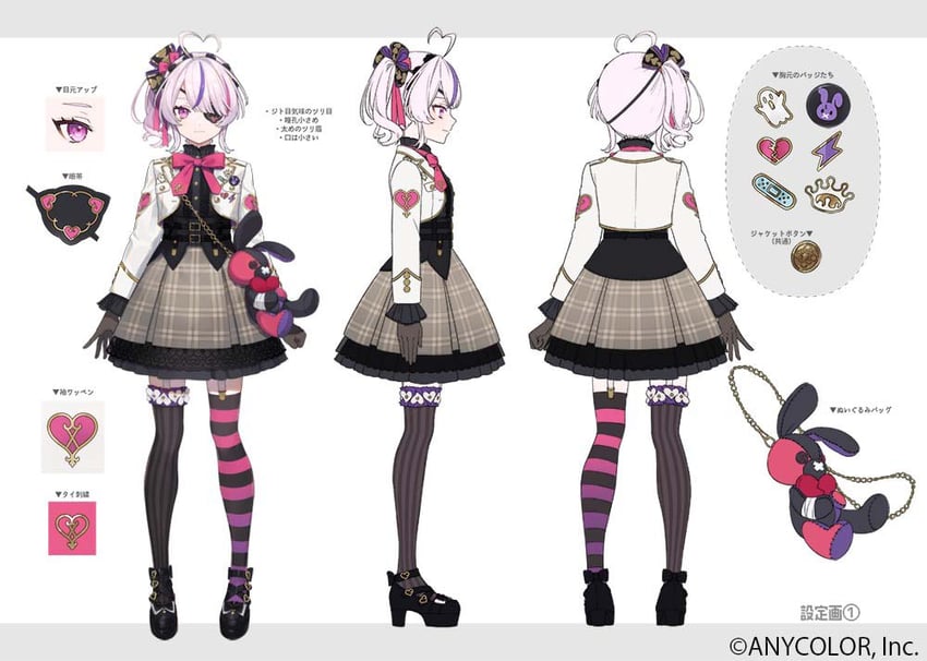 maria marionette and sir ventrilo (nijisanji and 1 more) drawn by ji_mag_(artist)