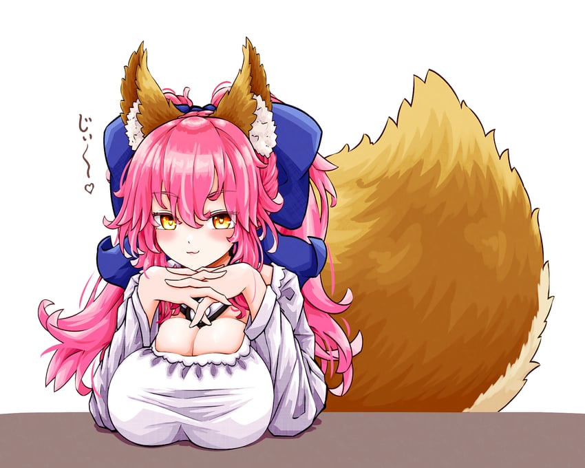 tamamo and tamamo no mae (fate and 1 more) drawn by tazaigo