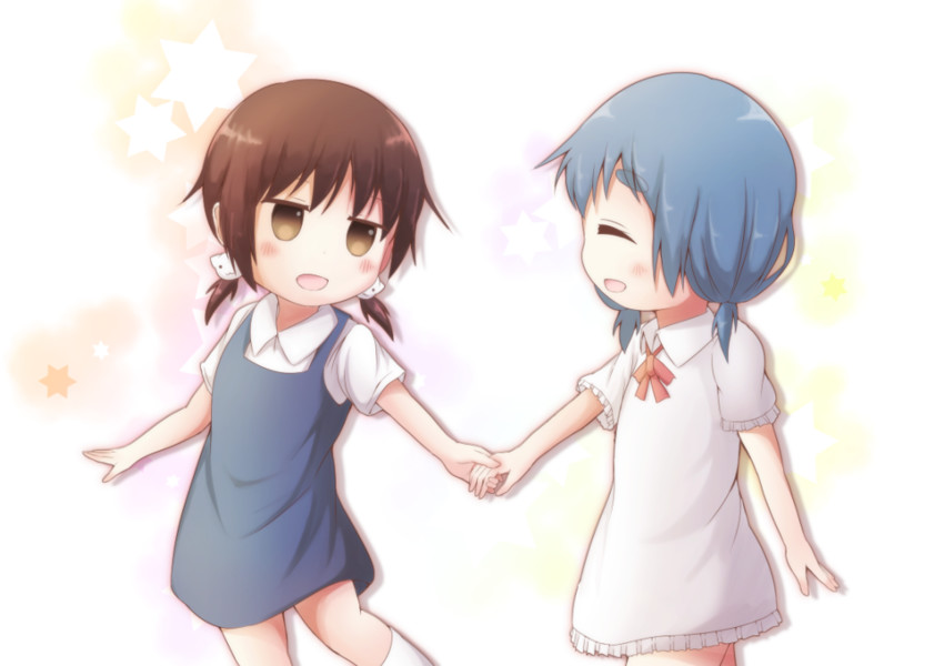 furutani kaede and funami mari (yuruyuri) drawn by tokunaga_(gokaku_kansuu)