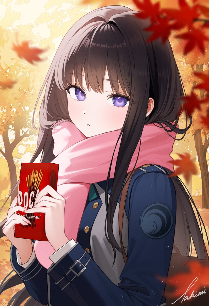 inoue takina (lycoris recoil) drawn by takimii