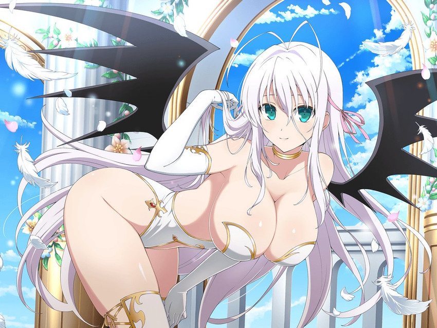 rossweisse (senran kagura and 2 more) drawn by yaegashi_nan