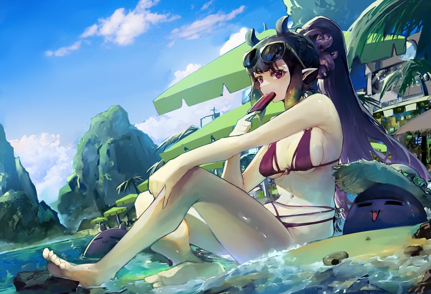 ninomae ina'nis and takodachi (hololive and 1 more) drawn by vyragami