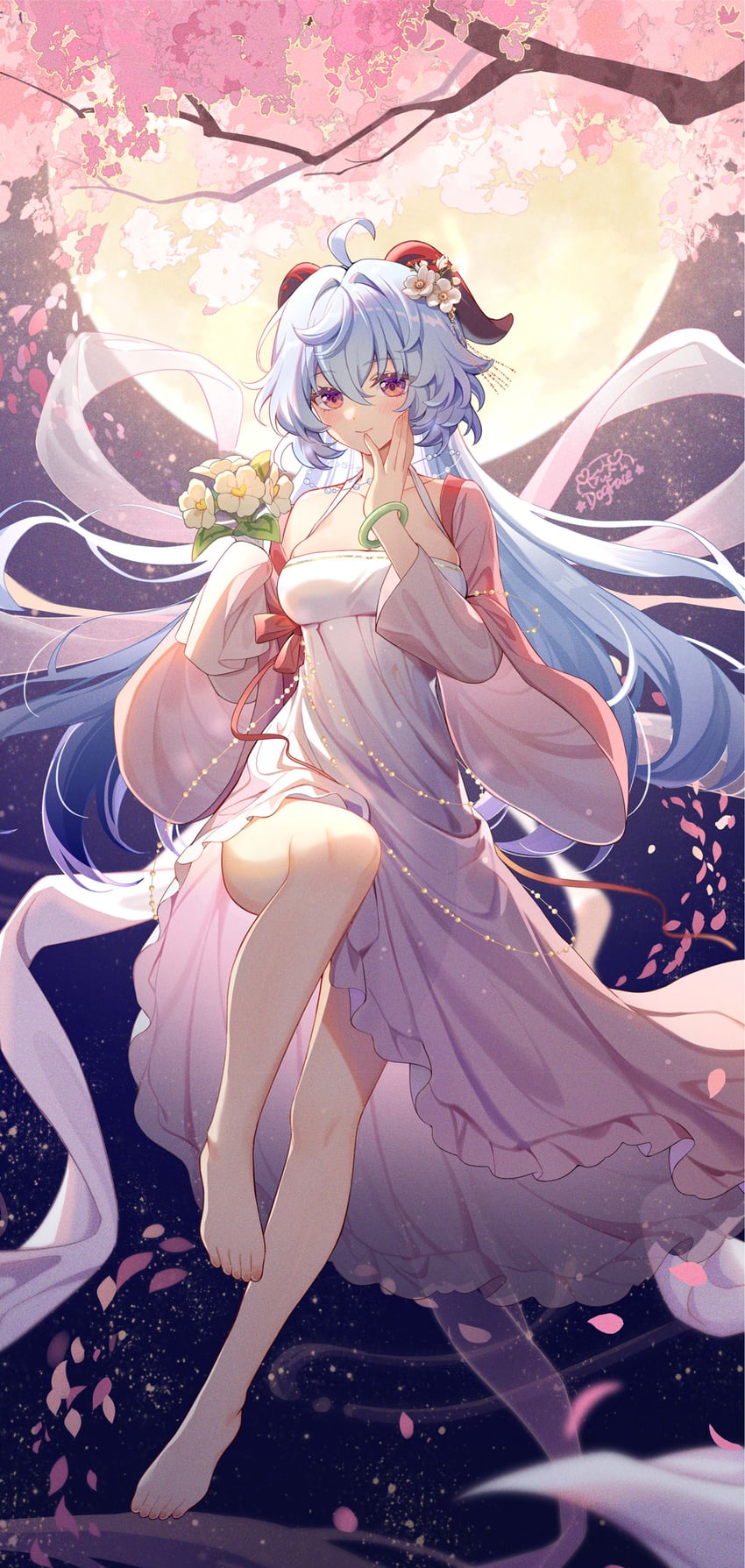 ganyu (genshin impact) drawn by gou_lianlian_dogface