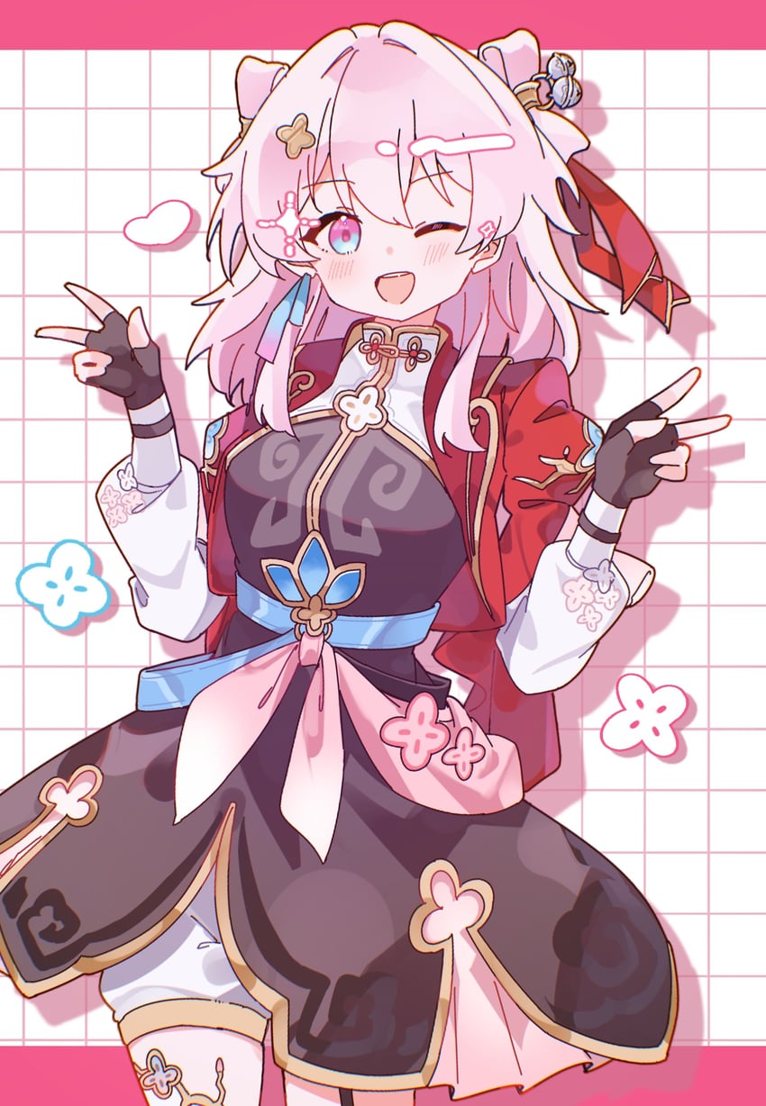 march 7th (honkai and 1 more) drawn by rco_as