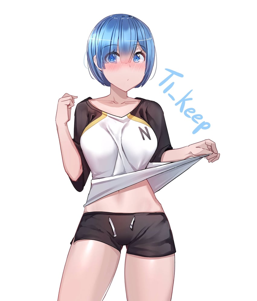 rem (re:zero kara hajimeru isekai seikatsu) drawn by ti_keep