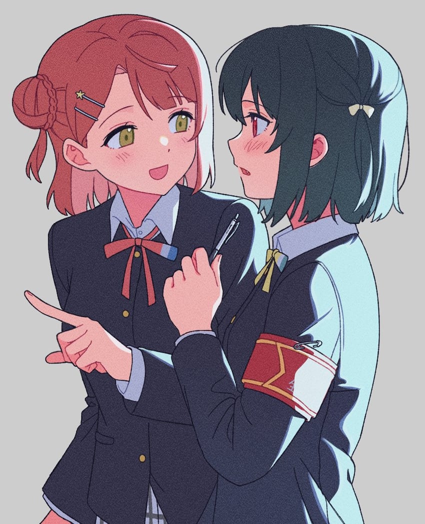 uehara ayumu and mifune shioriko (love live! and 1 more) drawn by meobbab2